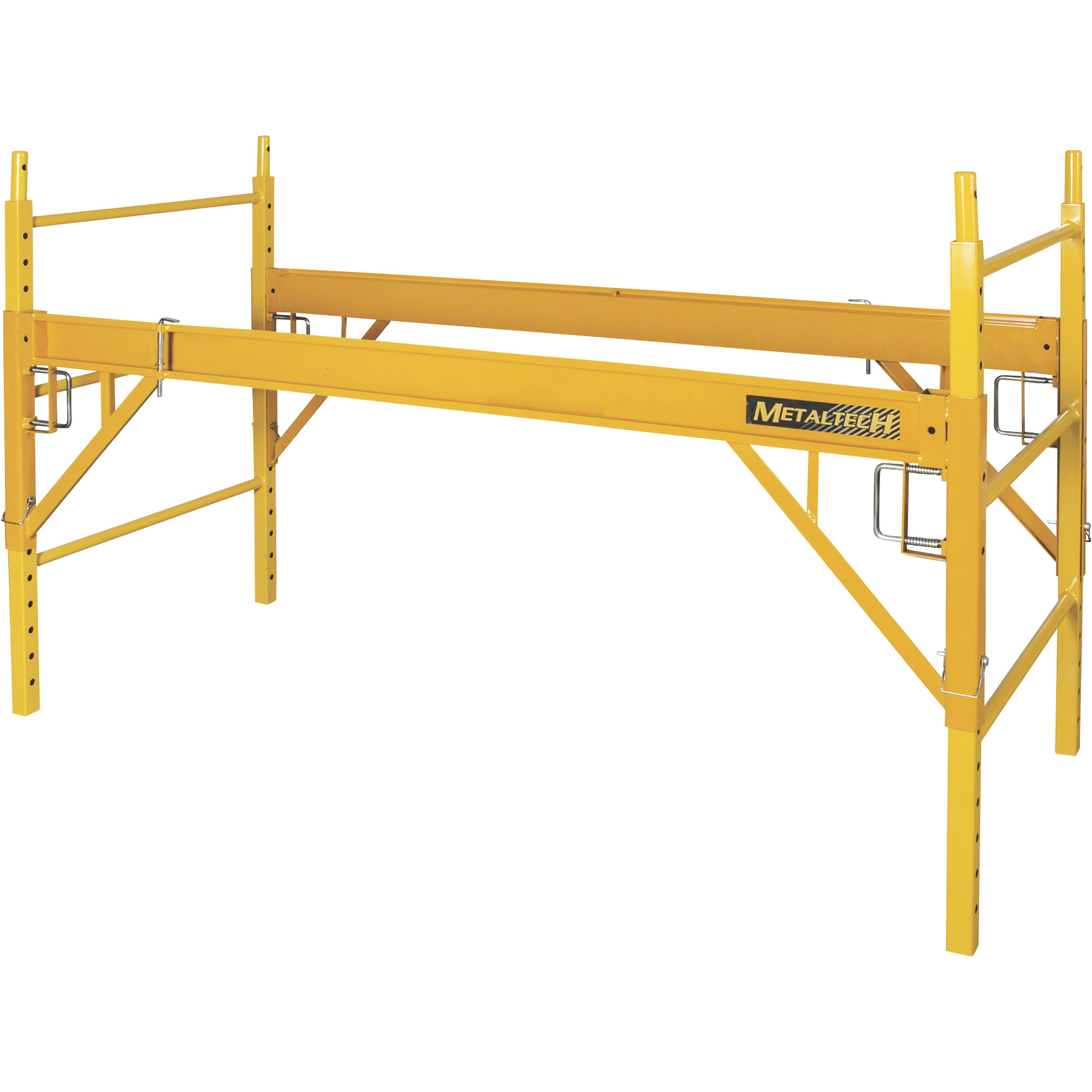 Metaltech 40in. Jobsite Baker Scaffold Extension, 73 3/4in.W x 29in.D x 42 1/2in.H, Model# I-SSEX4PPNCAS
